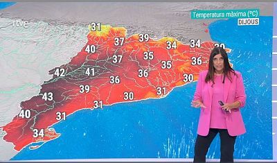 Calor extrema a la meitat oest de Catalunya