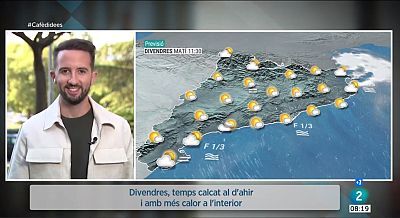 Calor fins dissabte i jornada dominical tempestuosa