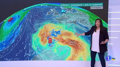 Continuem amb núvols, pluja, vent i mala mar