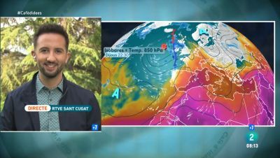 Dijous amb calor menys intensa i més xafogor