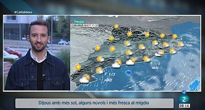 Dijous amb més sol, restes de núvols i ambient fresc