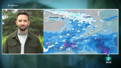 Dijous ennuvolat, amb pluja, nevades al Pirineu i més fresca