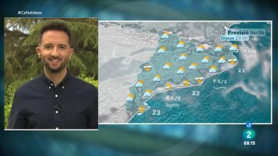 Dijous variable, amb núvols, alguns ruixats i calor a ratlla