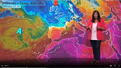 Dilluns amb vent del nord i menys calor