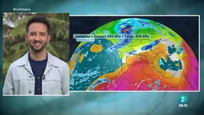 Dimarts enterbolit, amb ruixats a la tarda i menys càlid a la costa