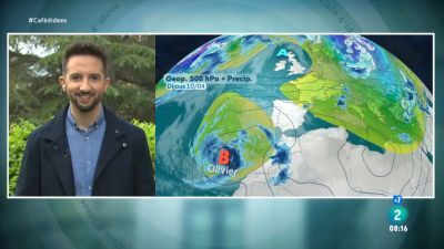 Dimecres amb sol, núvols costaners i tempestes de tarda a l'interior