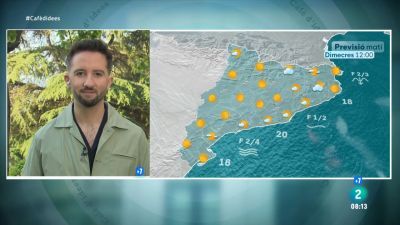 Dimecres de sol, núvols prims, caloreta i ruixats al Pirineu