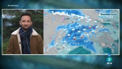 Dimecres gris, amb ruixats intensos, alguna tempesta, neu al Pirineu i més fresca