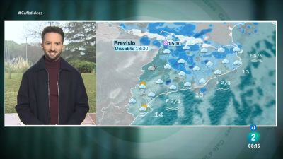 Dos dies rúfols, amb pluja i neu, i un de sol i bonaça