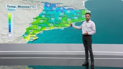 Fresca matinal, poca calor i nous ruixats i tronades