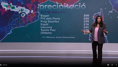 La Borrasca Jana continua activa. Dilluns i dimarts més pluja i més neu