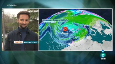 La borrasca Jana marcarà el temps del cap de setmana