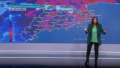 – L'abril acaba amb pluja. Començarem el maig, amb més pluja