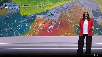 Menys calor... més ruixats i tempestes