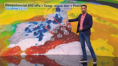 Menys calor, però encara molt intensa i tempestes fins dijous