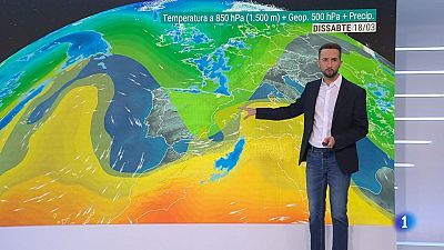 Més núvols i fresca, divendres i ruixats pel cap de setmana