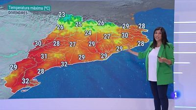 Més ruixats i una calor més raonable