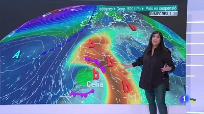 METEl Temps -  Vent, mala mar, núvols, plugims i pols sahariana