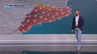 Nou pic de calor extrema, tempestes de tarda i revetlla tranquil·la