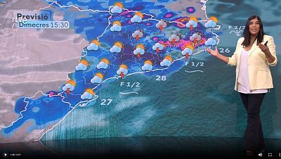 Ruixats torrencials, tempestes severes i poca calor