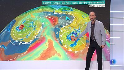 Setmana anticiclònica amb calor atípica i pols sahariana