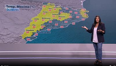 Sol a dojo i calor intensa