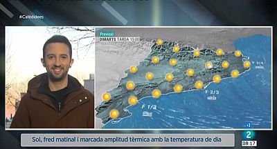 Sol, fred, amplitud tèrmica i petites novetats a la vista