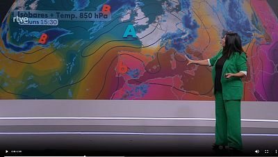 Sol, tronades de tarda al Pirineu i temperatura per damunt dels valors habituals