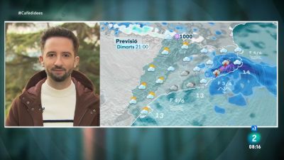 Tarda de dimarts amb xàfecs, nevades, fortes ventades i més fresca