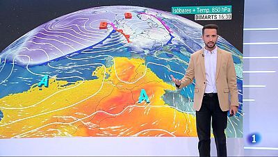 Temperatures disparades abans d'un canvi de temps