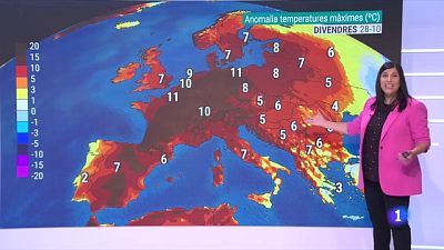 Temperatures fins a 11ºC superiors a les habituals