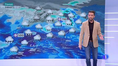 Temporal de vent i mala mar, a l'espera de fred, pluja i neu