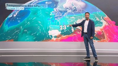 Variabilitat amb sol, núvols, ruixats, tronades, vent i més fresca