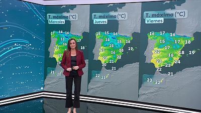 Acumulados significativos de nieve en el sistema Ibérico, este del Central y cordillera Cantábrica, también al este de la meseta Norte