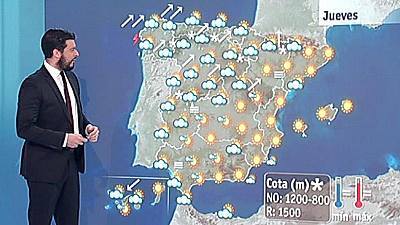Alerta por oleaje en Galicia y el Cantábrico, temperaturas suaves en el Mediterráneo