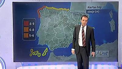 Alerta roja en Galicia por un temporal marítimo