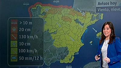 Alerta roja en la costa gallega y la cornisa cantábrica por fuertes vientos y oleaje