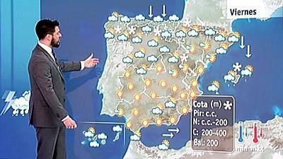 Alertas por nieve y heladas en la mitad norte y Baleares