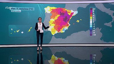 Ascenso generalizado de las temperaturas máximas
