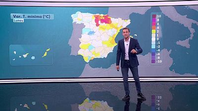 Ascenso notable de las temperaturas en el norte de Galicia, Cantábrico, alto Ebro y zonas de Canarias