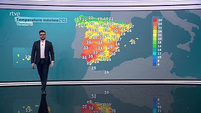 Ascenso notable de las temperaturas máximas en el interior sureste peninsular