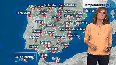 Ascienden las temperaturas y alcanzan la alerta roja en Cáceres y Badajoz
