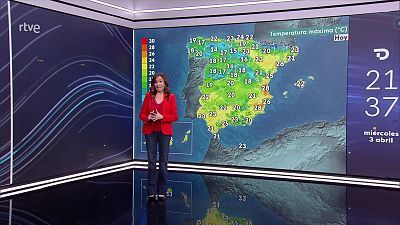 Aumento generalizado y acusado de las temperaturas