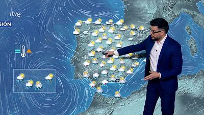 Aumento notable de las temperaturas mínimas en amplias zonas del centro e interior norte