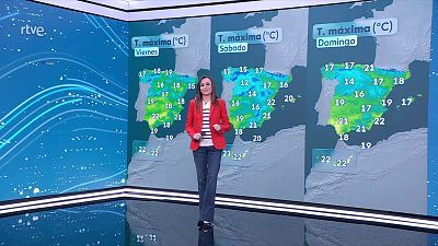 Aumentos en las temperaturas máximas en Baleares y tercios este y oeste peninsulares