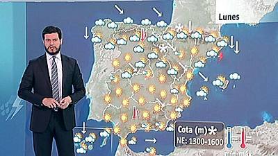 Aviso amarillo en Baleares y lluvias en el este peninsular