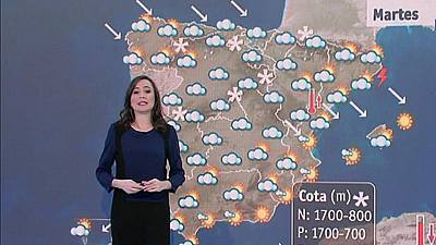 Avisos naranjas en la desembocadura del Ebro por fuertes vientos y en los Pirineos por nevadas