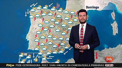 Bajada de los termómetros en Andalucía y Canarias y tormentas en el noroeste