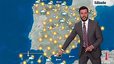 Calor en los valles de Extremadura, de Castilla y León y del Ebro