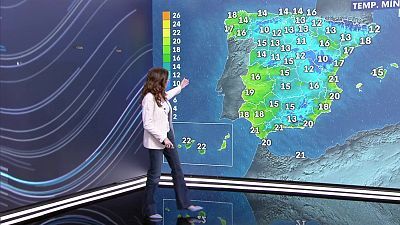 Chubascos acompañados de tormenta fuertes en el este de Baleares y Cataluña